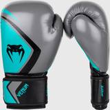 Läder Kampsportshandskar Venum Venum Boxing Gloves Contender 2.0 Grey/Turquoise-Black