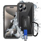 Armor-X Mobiltillbehör Armor-X Waterproof Case iPhone 15 Pro Max Svart/transparent