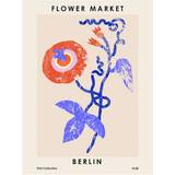Pelcasa Flower Market. Berlin Beige Poster 30x40cm