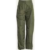 Moncler Gröna Byxor & Shorts Moncler Green Pleated Trousers IT