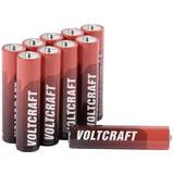 Voltcraft Batterier Batterier & Laddbart Voltcraft Industrial LR03 AAA battery Alkali-manganese 1350 mAh 1.5 V 10 pcs