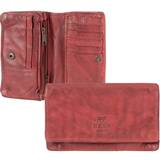 design antik dam plånbok röd 15,5 portmonnä damplånbok, röd, L