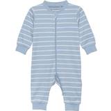 Ekologisk bomull Jumpsuits Barnkläder Fixoni Pajama Suit - Ashley Blue Striped