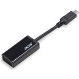 Acer Kablar Acer USB TYPE C TO VGA NOTEBOOKS & 2-IN-1S BLACK