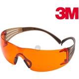 Orange Ögonskydd 3M SF406SGAF-BLA Skyddsglasögon orange