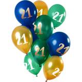 Folat Latex Balloons Number 21 12pcs