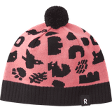 Reima Kid's Beanie The Pattern - Pink Coral