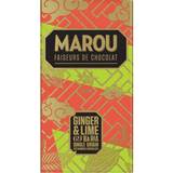 Ingefära Choklad Marou Mörk Choklad Ginger & Lime 80g