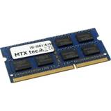 Ram minne ddr3 1600mhz 16gb Mtxtec SO-DIMM DDR3 1600MHz 16GB (PC3-12800)