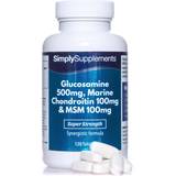MSM - Tabletter Kosttillskott Simply Supplements Glucosamine Chondroitin MSM Comprehensive Formula Support an Active 120 pcs