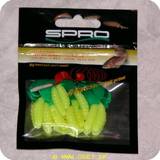 Spro 10 Fiskedrag Spro Tail-Yellow/Green-3,5cm