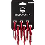 Wild Country Astro Snapgate carabiner 6-Pack, red