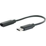Schwaiger USB-kabel Kablar Schwaiger USB-3.1-Adapterkabel, USB C-Stecker, 2.0 Mic
