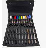 Posca Pennor Posca 153544849 PCF-350 "Paint in a Pen"-set, 0,1–10 mm bred penselspets, vattenbaserade filtpennor, 10 färger