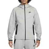 Herr Tröjor Nike Men's Sportswear Tech Fleece Windrunner Full Zip Hoodie - Dark Grey Heather/Black