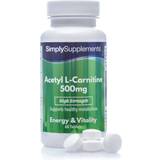 Simply Supplements Acetyl L Carnitine 500mg Tablets 60 pcs