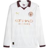 116 - Junior T-shirts Puma Manchester City Bortatröja 2023/24 Barn Långärmad Vit XS/128