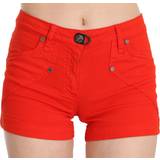 Dam - Orange Jeans PLEIN SUD Orange Mid Waist Cotton Denim Mini IT36