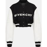 Dam - Ull Jackor Givenchy Logo cropped varsity jacket multicoloured