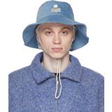 Isabel Marant Dam Accessoarer Isabel Marant Delya Denim Bucket Hat Blue
