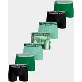 Gröna Boxershorts Barnkläder Björn Borg 7-pack Cotton Stretch Shorts 2117 Green/White 134-140
