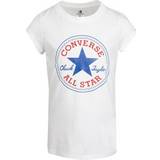 Converse T-shirts Converse Girls Logo Print Cotton T-shirt With Short Sleeves, 8-15 Years