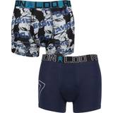 S Boxershorts Barnkläder CR7 Boys Pack Cotton Boxer Shorts Navy/Grey Print 13-15 Years Multi Coloured