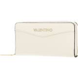 Valentino Plånböcker Valentino cinnamon re zip around wallet geldbörse cream
