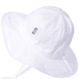 L Solhattar Barnkläder JAN & JUL Floppy Sun-Hat for Toddler Girls Adjustable, UPF L: 2-5 Years, White Eyelet