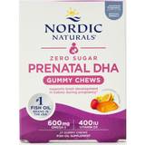 Jordgubbar Fettsyror Nordic Naturals Zero Sugar DHA Prenatal Vitamin Gummies, Strawberry