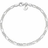 Daisy Armband Daisy Essentials Figaro Chain Recycled Sterling Silver Bracelet BRSL_SLV