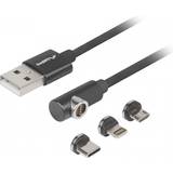 Kablar Lanberg Cable 3EN1 USB 2-0 3-0 Negro