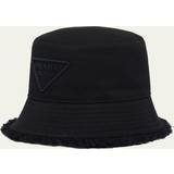 Prada Bomull Accessoarer Prada Men's Drill Bucket Hat Black Black