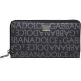 Dolce & Gabbana Gray Jacquard Wallet - HYII7 DG MI F - UNI