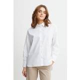 Fransa Dam Skjortor Fransa Cotton Shirt - Off White