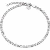 Daisy Armband Daisy Infinity Chain Sterling Silver Bracelet RBR07_SLV