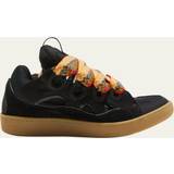 Lanvin Sneakers Lanvin Trainers Leather Curb Skate Black