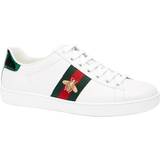 Gucci Herr Skor Gucci Ace Embroidered M - White Leather