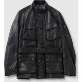 Herr - Skinn - Skinnjackor - Svarta Belstaff Trialmaster Hand Waxed Jacket Black