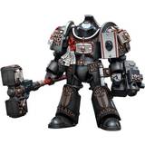 Plastleksaker - Riddare Figurer Joy Toy Warhammer 40k Actionfigur 1/18 Grey Knights Terminator Caddon Vibova 13 cm