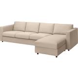 Plywood Soffor Ikea Vimle with Chaise Longue Hallarp Beige Soffa 322cm 4-sits