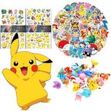 8PCS Wholesale Mix Anime Pokemon Series Patches Iron On Applique Pikachu  Embroidery Sewing Supplies Fabric Stickers