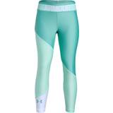 Turkosa Tights Under Armour Color Block Ankle Crop Youth Blue