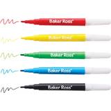 Rosa Tuschpennor Baker Ross FX391 Mini fiberspetspennor – paket med 8, färg- och ritpennor för barn, fyllning av festpåse, barnkalas