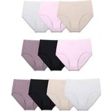 Fruit of the Loom Trosor Fruit of the Loom Women's Body Cotton Brief Panty 10 Pack