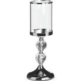 Ljusstakar, Ljus & Doft Beliani Shumee Glass holder silver COTUI Värmeljuslykta