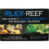 Interpet Fiskar & Reptiler Husdjur Interpet Ersättningsfilterinsatser River Reef 48L akvarium, setet