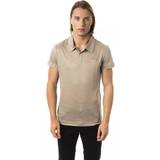 Byblos T-shirts & Linnen Byblos Gray Cotton Polo Shirt