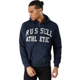 Russell Athletic Överdelar Russell Athletic Zip Through Tackle Twill Hoody Blue