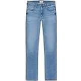 Wrangler Bomull - Herr - W34 Jeans Wrangler herrjeans Greensboro – normal passform – blå – cool twist W30-W50, Cool twist, 32L
